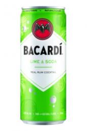 Bacardi Lime & Soda RTD 355ml Cans (4 pack bottles)
