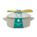 Brie Baker - Cream with Wooden Spoon 0