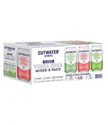 Cutwater Vodka Soda Variety 8pk Cans (4 pack cans)
