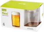 True Brands - Flexi Beer Can Glass - Set of 6 0